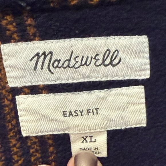 Madewell Brushed Flannel Easy Shirt-Jacket Mens XL perfect condition - Picture 6 of 6